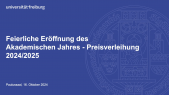 thumbnail of medium Feierliche Eröffnung des Akademischen Jahres 2024/25 - die Preisverleihung