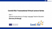 thumbnail of medium ConnEcTEd: Transnational Virtual Lecture Series - Germany